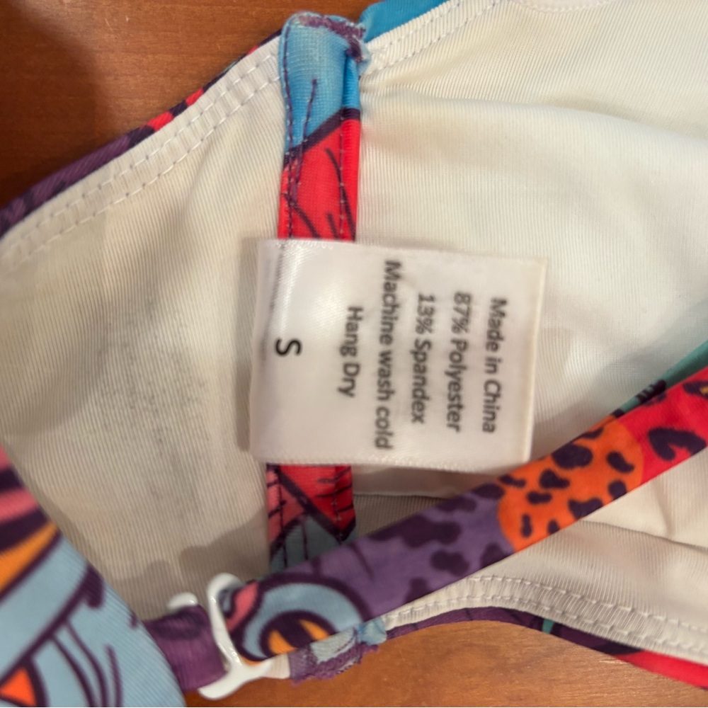 Lot of 2 Born Primitive Swim Bikini Tops Size Small - Picture 9 of 14